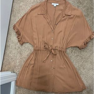 Super cute burnt Orangish colored dress! Only worn once.